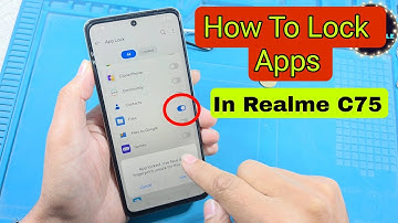 How to Lock Apps in Realme C75  App Lock Setting with Password and Fingerprint 2025
