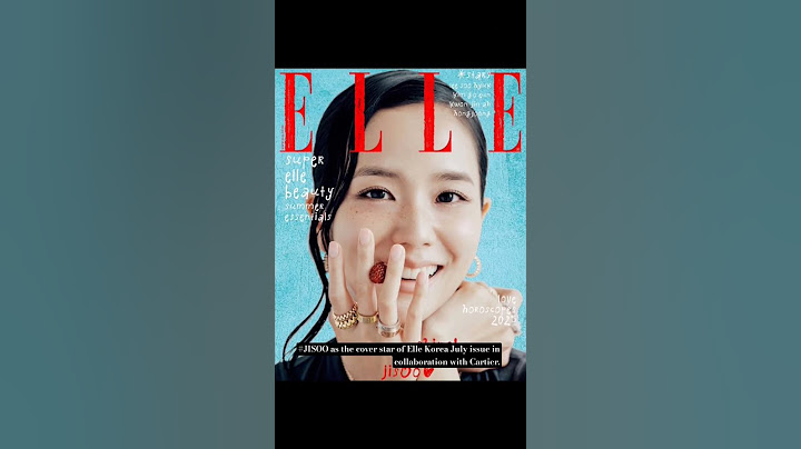 #JISOO as the cover star of Elle Korea July issue in collaboration with Cartier. #jisoo#cartier