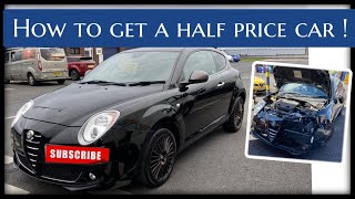 Insurance write-off Alfa Romeo Mito twinair! One day turnaround!