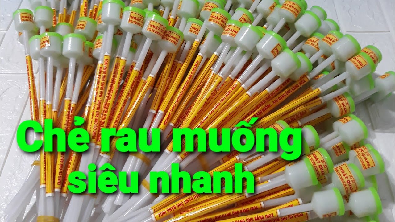 Dụng Cụ Chẻ Rau Muống Siêu Nhanh - YouTube