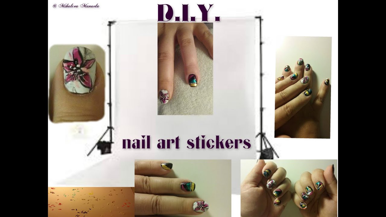 diy nails stickers youtube
