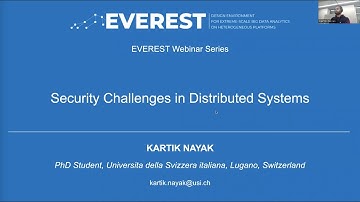 3. EVEREST project webinar: Security challenges in distributed systems