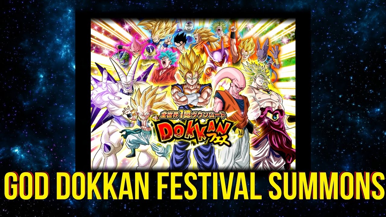 Dragon Ball Z Dokkan Battle - 100 Million Download GOD BANNER - YouTube