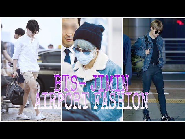 JIMIN BTS FASHION AIRPORT 