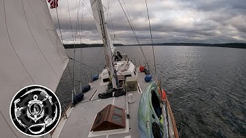 Sailing a Columbia 50 Out of Olympia!