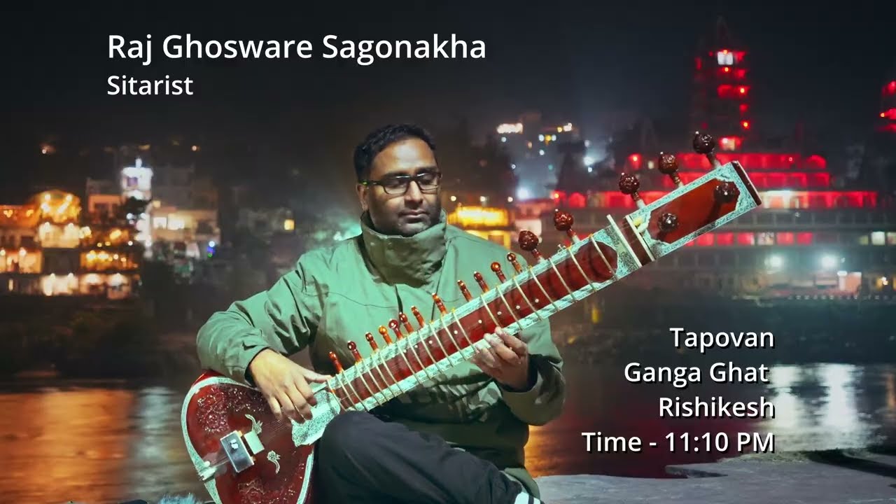 Raj Improvise - 76 at Tapovan Ganga Ghat, Rishikesh. - Devi Music Ashram
