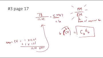 Empirical and Molecular Formulas part 2