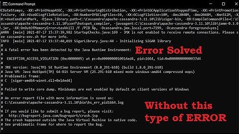 Apache Cassandra - How to install Apache Cassandra on Windows 10