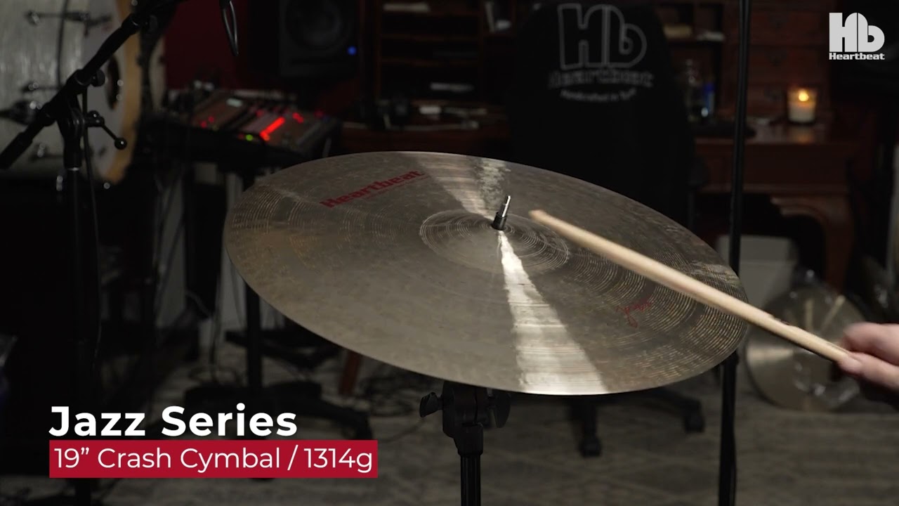 Heartbeat Jazz Crash Cymbals