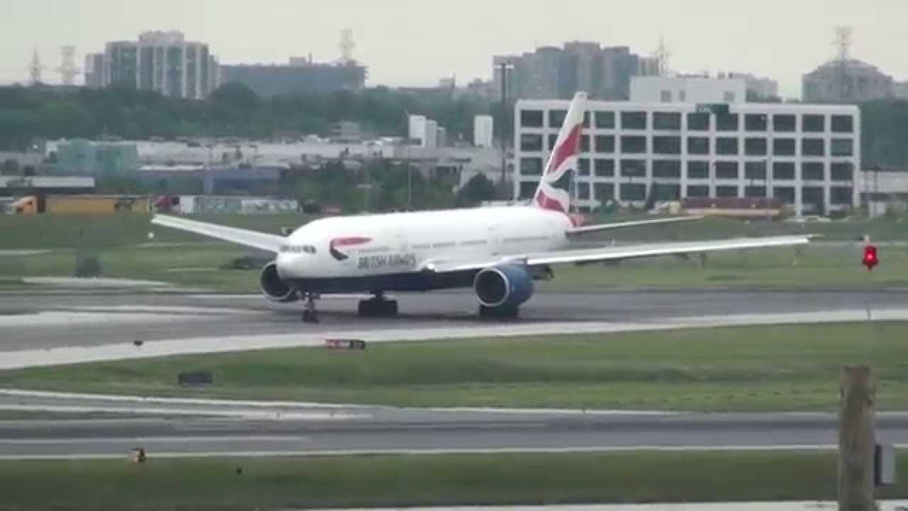 British Airways Boeing 777 Landing in YYZ (Toronto) YouTube
