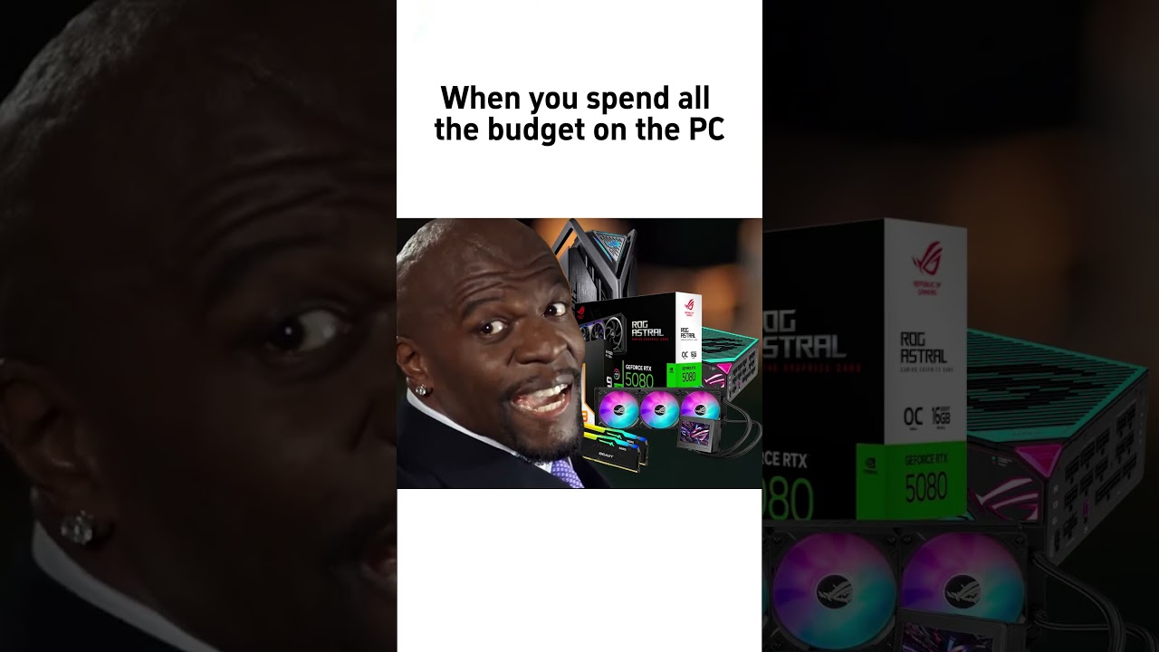Bro Spent the WHOLE Budget on the PC 💀 #PCSetup #CustomPC #TechHumor #GamingSetup #PCBottleneck