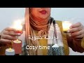 دردشة شتوية مع صوت المطر dz asmr cozy night 🌧😴😌