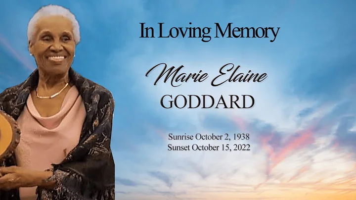 Celebrating the Life of Marie Elaine Goddard