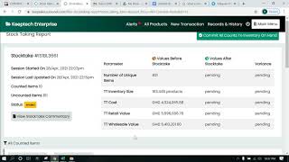 Sumundi Keepsales Tutorials - Section 50: Viewing Stock Taking Reports