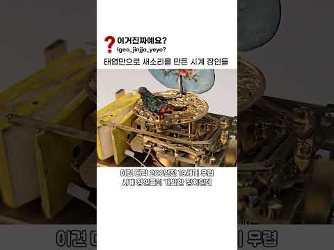 태엽만으로 새소리를 만든 시계 장인들 thumbnail