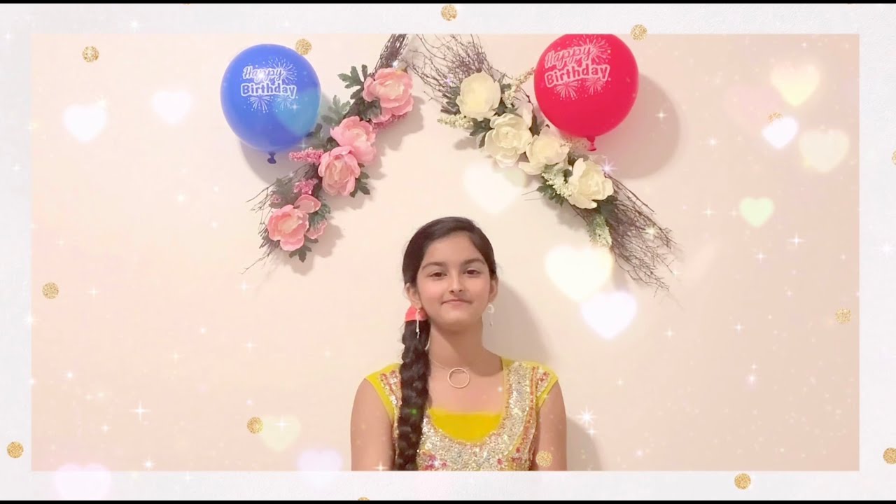 Happy Birthday Mawla Song By Inaaya Dhamani With Lyrics