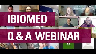 iBioMed Q&A Webinar