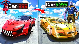 Upgrading SUPERHERO Cars To GOD HERO Cars In GTA 5!