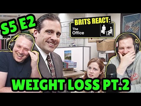 British Guys HILARIOUS The Office Reaction | Season 5 Episode 2 (Weight Loss Part 2)