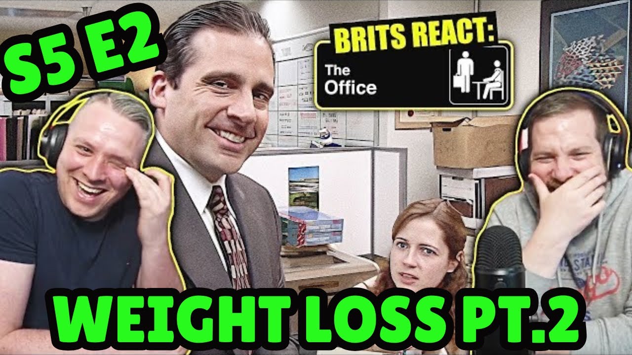 British Guys HILARIOUS The Office Reaction | Season 5 Episode 2 (Weight Loss Part 2)