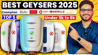 Top 5 Best Geyser in 2025 ✨ Best Water Heater in India ✨ Storage Type Geyser ✨