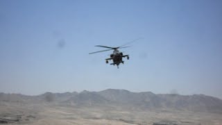 Apache Gun Run on Hilltop in Logar Provence