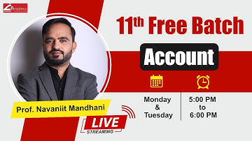 Free 11th commerce Accounts | Chapter - 1 | Introduction to bookkeeping and accountancy Lecture 11