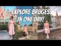 EXPLORE BRUGES | Is it the MOST CHARMING city in Belgium | Travel Vlog