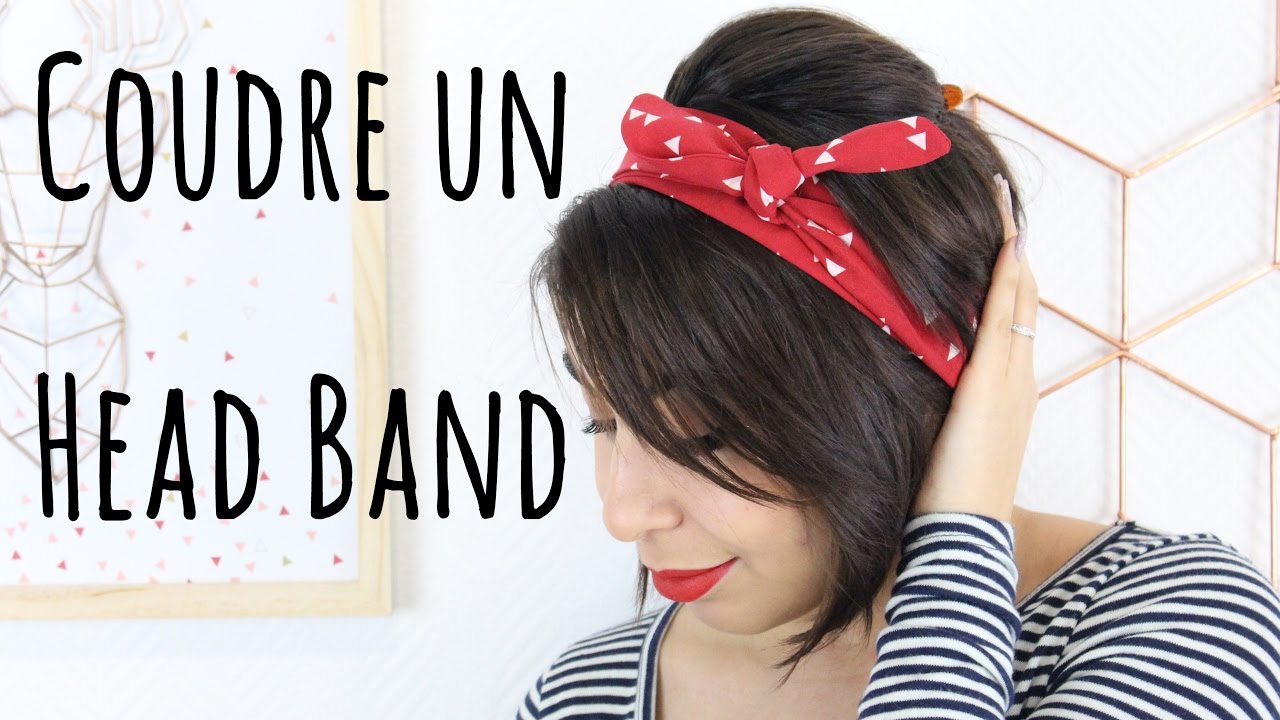 Tuto coudre un bandeau cache oreilles #headband 