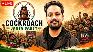 COCKROACH JANTA PARTY IN MUMBAI SERVER | VALORANT LIVE STREAM w RNTX DEVILDEEZ