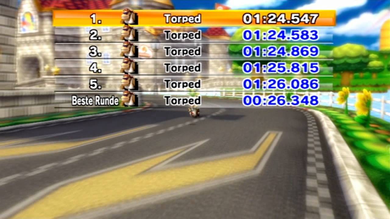 Let's Play Mario Kart Wii Zeitfahren #5 - Schlägst du mich auf Marios Piste?