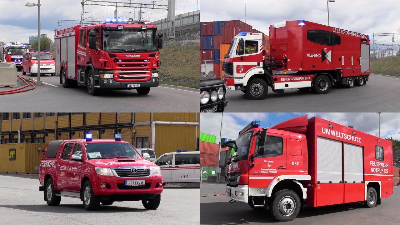 Übung USAR Rettung unter CBRNE-Kondition nach Explosion im Hafen von Oslo