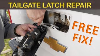 CHEVY SILVERADO TAILGATE LATCH/LOCK REPAIR