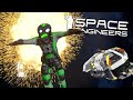 Tposing and exploding in outer space  space engineers