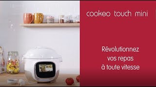 Cookeo Touch Mini, Multicuiseur connecté, 3L (2 pers.), écran tactile, Cookeo