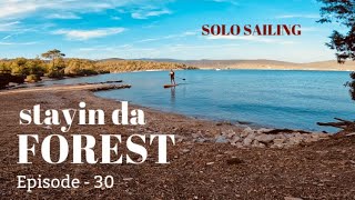 Solo Sailing from Iasos to Harapli Koyu  Stayin  da FOREST ⛵Sailing My Way ▸ Ep 30