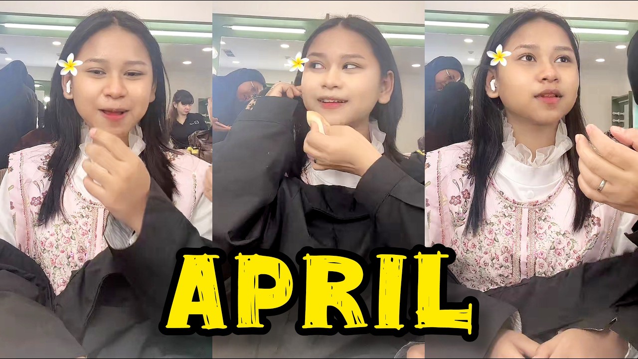 APRIL DI MAKEUP - SUASANA RUANG MAKEUP AKSI