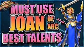 Best Joan of Arc Talents   Guide in Rise of Kingdoms