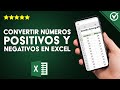 Cómo convertir números negativos a positivos en EXCEL - Modifica los signos