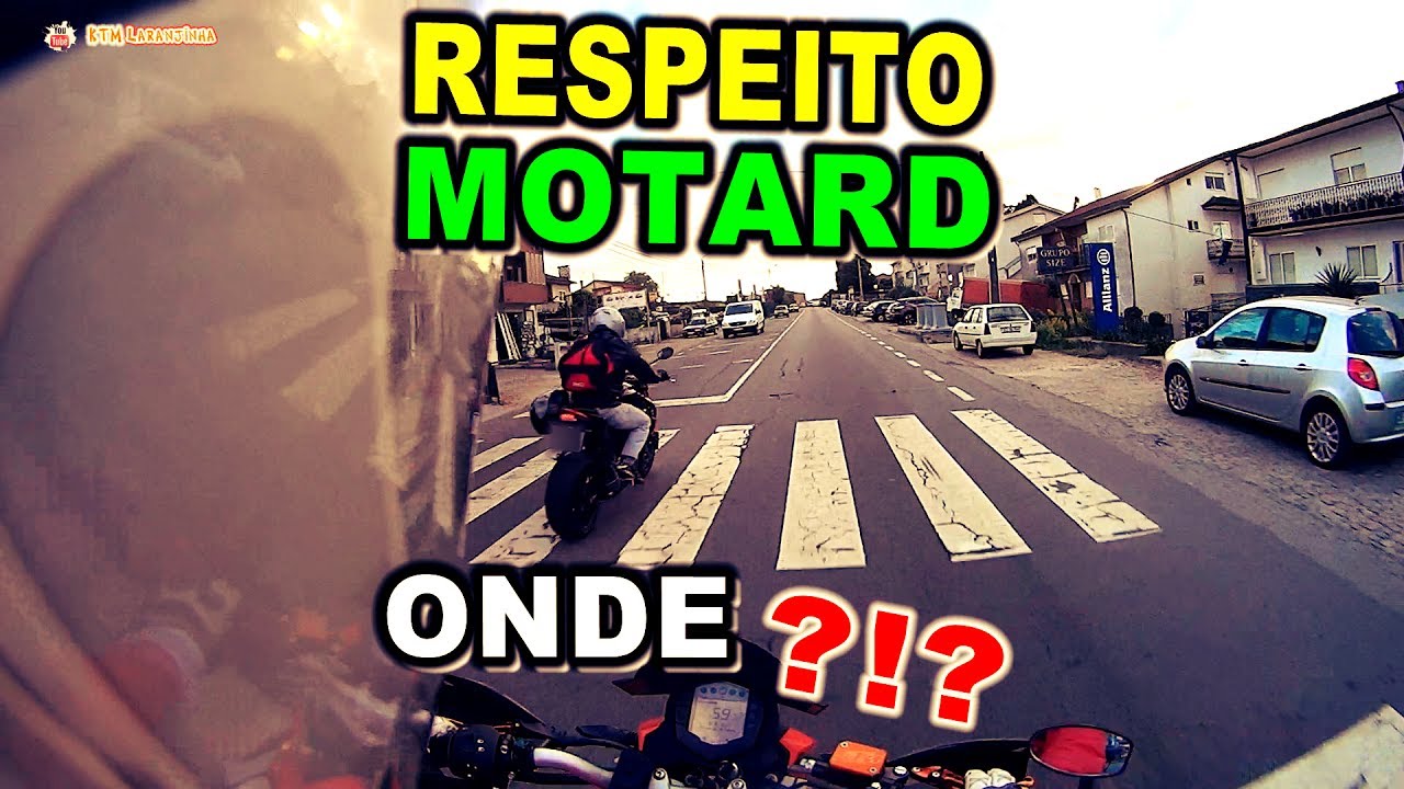 Respeito Motard?ONDE?Parvalhão! Passadeira e Velocidade! DEUS te GUIE! KTM Laranjinha 