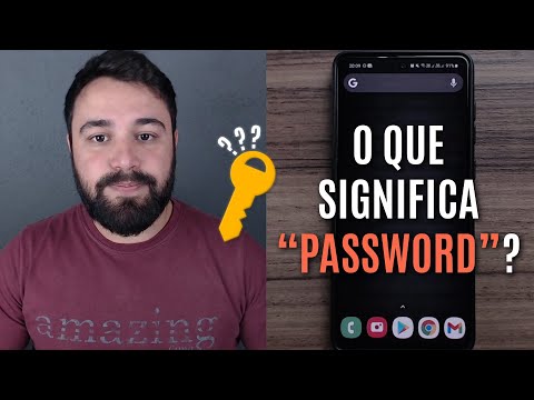 O QUE SIGNIFICA PASSWORD ?