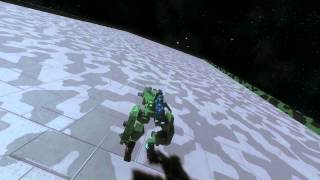 Space Engineers - Mechanic Legs Turn Test