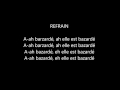 KeBlack - Bazardé lyrics