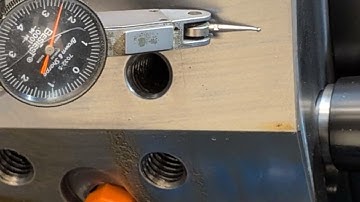Haas ST35 0.0001" dial indicator X axis side of the turret Z axis and the tool pocket bottom X axis.