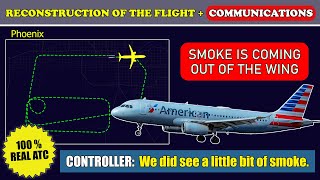 “Smoke is coming out of the right wing”. PANPAN | American Airbus A320 | Phoenix, ATC