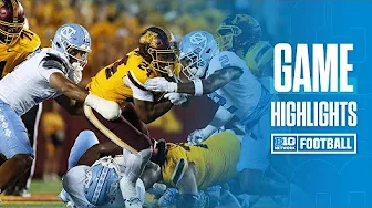 North Carolina at Minnesota | Highlights | Big Ten Football | 8/29/24 thumbnail