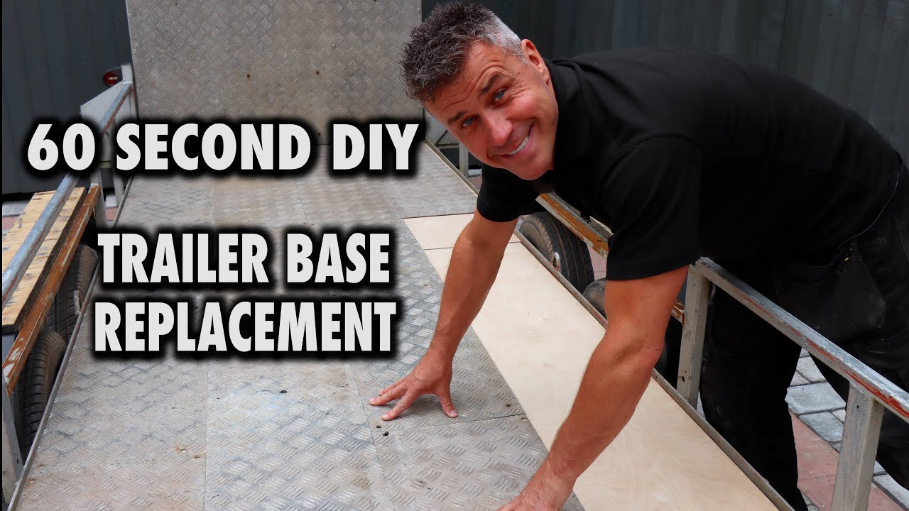 How to Replace a Trailer Base - YouTube
