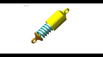creo parametric 2.0,Shock absorber by Anil Kumar Mishra