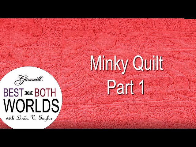 Best of Both Worlds: Minky Quilt Part 1