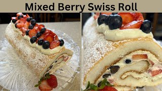 Mixed Berry Angel Food Swiss Roll: A Healthier Dessert For Any Occasion
#swissroll #healthydessert #mixedberries
A mixed berry angel food Swiss roll is a delicious dessert that consists of a light and fluffy angel food cake that is rolled up with a sweet and tangy mixed berry filling. The filling is a mascarpone whipped cream. The angel food cake is baked in a thin, flat sheet and then rolled up with the berry filling inside. The result is a beautiful spiral of cake and filling that is perfect for serving as a light and refreshing dessert.
If you like this video, please give it a thumbs up and leave me a comment. If youre not subscribed to my channel, please consider subscribing.
Happy Baking ~ Wendy
INGREDIENTS
1 Angel Food Cake mix plus ingredients to prepare
1/4 cup + 1/2 cup powdered sugar divided
8 oz mascarpone cheese room temperature
1 1/2 cups heavy cream
1 teaspoon vanilla
2 cups fresh strawberries diced
1 1/2 cups fresh blueberries
INSTRUCTIONS
Preheat oven to 350 degrees F and line the bottom of a 10x15x1 rimmed baking sheet with parchment paper (make sure that it lays flat on the bottom). Do not grease the pan.
Prepare cake mix according to package directions. Pour into prepared pan and bake for about 20 minutes, until the top is golden and the edges start to crack. *NOTE: It will rise up in the pan significantly, even over the top. But even though it gets high it should not flow over if youre concerned, slip an extra baking sheet or a piece of foil underneath just in case.
Loosen cake from the edges of the pan while its still warm its going to be a little sticky, like angel food cake is, but it will come away easily.
Spread out a clean kitchen towel and sprinkle evenly with ¼ cup powdered sugar. Flip warm cake out onto the towel, peel off the parchment paper and immediately roll up starting at the short end, WITH the towel inside. Let cool completely (at room temperature for 1-2 hours or pop it in the fridge or freeze momentarily if youre impatient like me! You dont want it hot inside when you add your filling.)
In a large bowl, beat the cream cheese with an electric mixer until smooth. Add ¾ cup powdered sugar, vanilla and cream and beat on low until combined, then on high for 3-4 minutes until fluffy and stiff peaks form.
Unroll cooled cake (you can just leave it laying on the towel) and spread with half of the filling and top with half of the berries. Carefully roll back up (this time without the towel!) and place on a serving plate. Spread top and sides with remaining filling and top with remaining berries. Serve immediately (leftovers are best eaten within 24 hours).
Music
Youtube -
Royalty Free Music - by Bensound
iMovie Music -
Like & Subscribe for more baking and cooking goodness
https://www.youtube.com/channel/simplywendylivelovebake
Follow Me:
Website - https://www.simply-wendy.com
Instagram - https://instagram.com/wendykernmurphy/ Mixed Berry Angel Food Swiss Roll: A Healthier Dessert For Any Occasion
